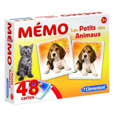 Memo - les petits des animaux - cle62477.5  Clementoni    004020